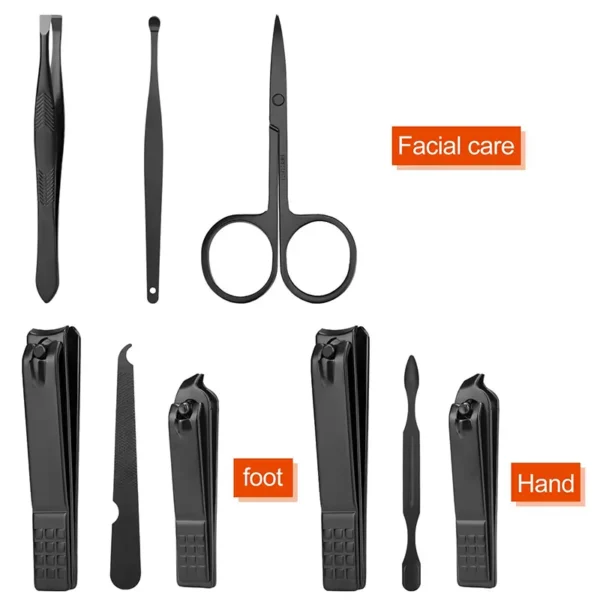 Manicure Set Nail Clippers Kit (5)