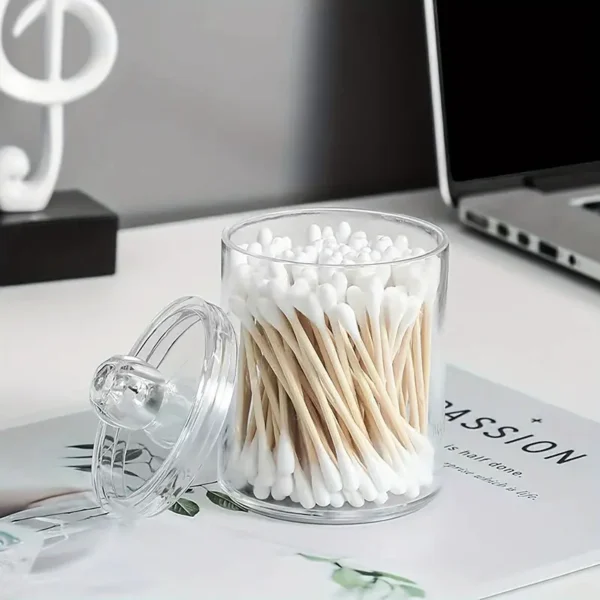 Pack Acrylic Qtip Holder (3)