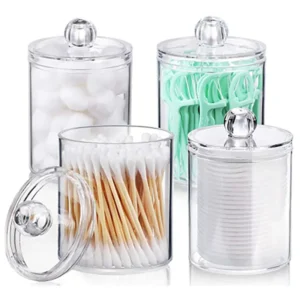 Pack Acrylic Qtip Holder (7)