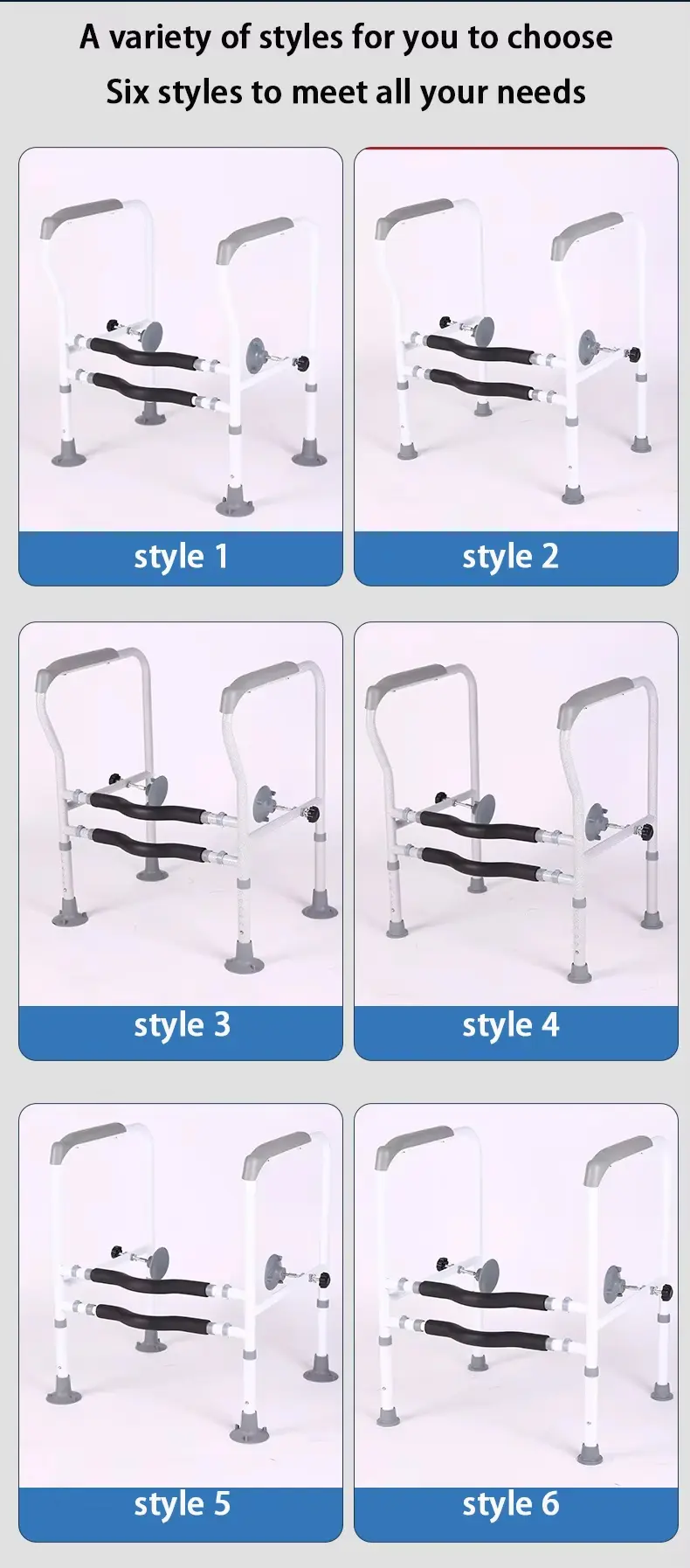 Toilet Safety Rails, Adjustable Toilet Safety Frame for Elderly (17)