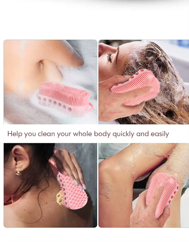 2 in 1 Silicone Body Shampoo Brush (2)
