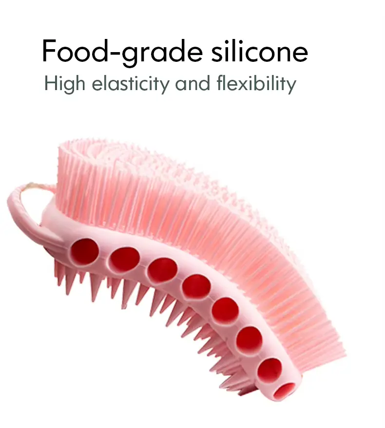 2 in 1 Silicone Body Shampoo Brush (3)