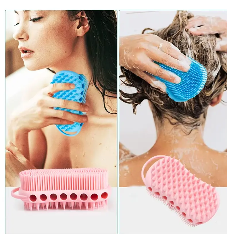 2 in 1 Silicone Body Shampoo Brush (4)
