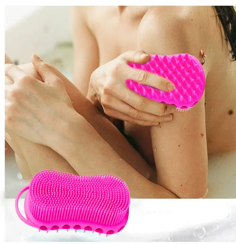 2 in 1 Silicone Body Shampoo Brush (7)