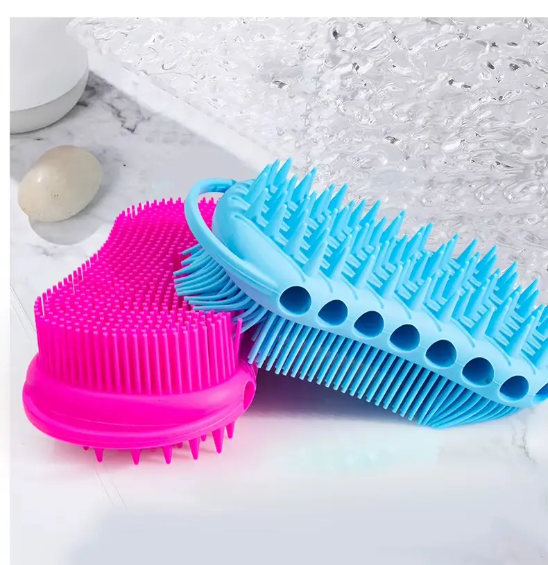 2 in 1 Silicone Body Shampoo Brush (8)