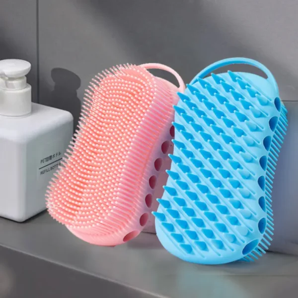 2 in 1 Silicone Body Shampoo Brush (9)