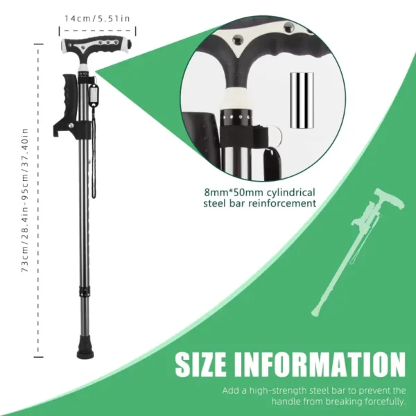 Adjustable Folding Walking Cane (4)