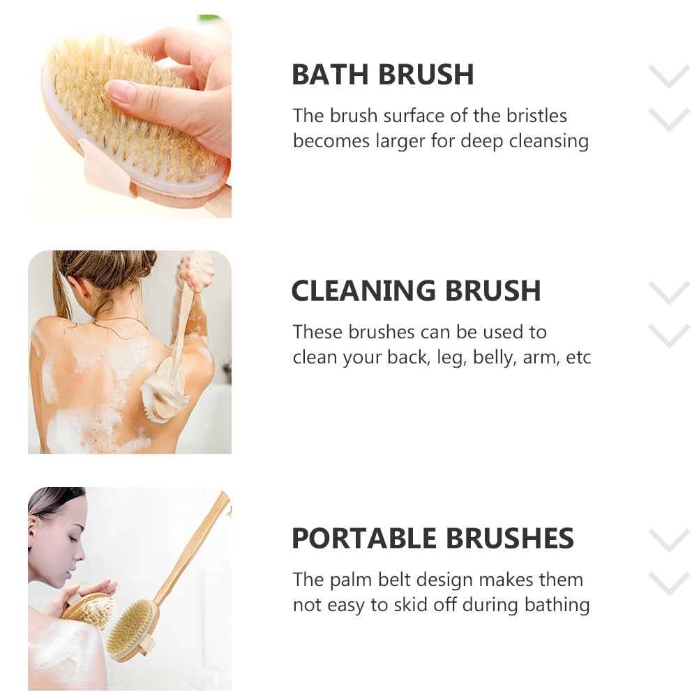 Body Brush Back Scrubber with Detachable Long Handle (3)