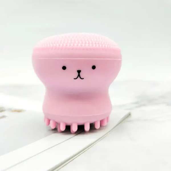 Cute Little Octopus Silicone Face Cleansing Brush (10)