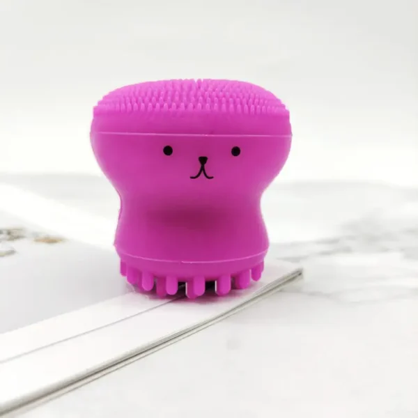 Cute Little Octopus Silicone Face Cleansing Brush (11)