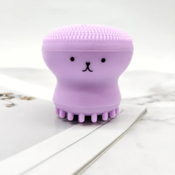 Cute Little Octopus Silicone Face Cleansing Brush (12)