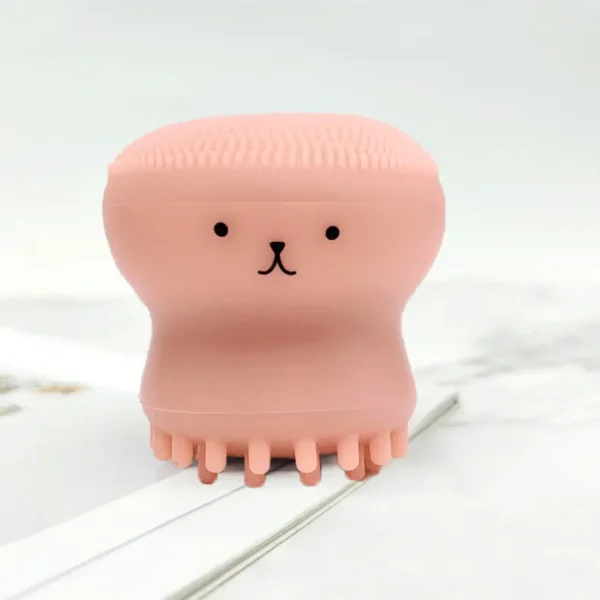 Cute Little Octopus Silicone Face Cleansing Brush (13)