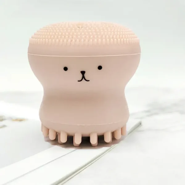 Cute Little Octopus Silicone Face Cleansing Brush (14)