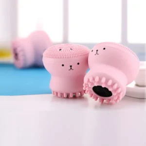 Cute Little Octopus Silicone Face Cleansing Brush (4)