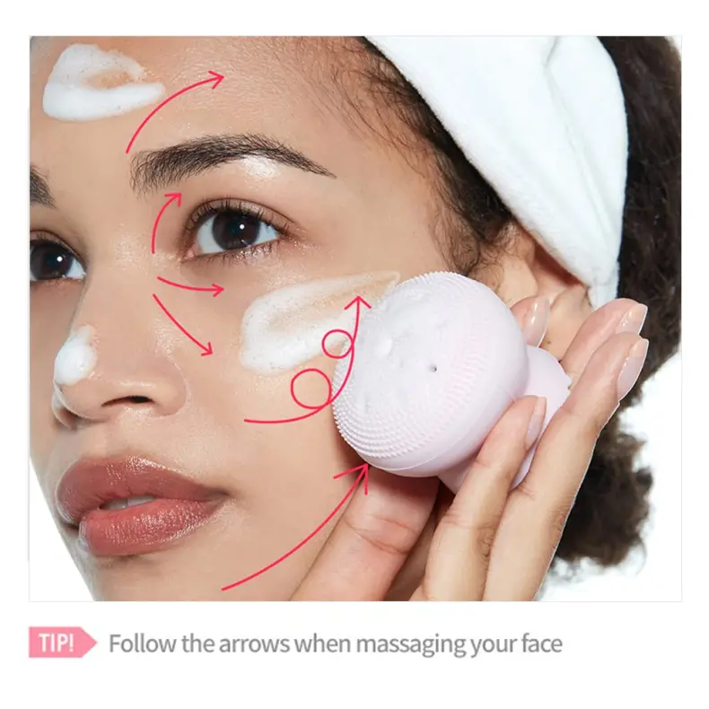 Cute Little Octopus Silicone Face Cleansing Brush (5)