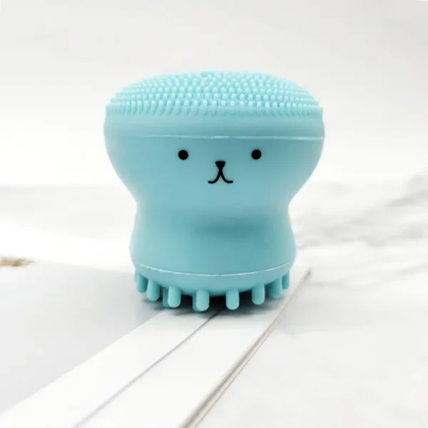 Cute Little Octopus Silicone Face Cleansing Brush (8)