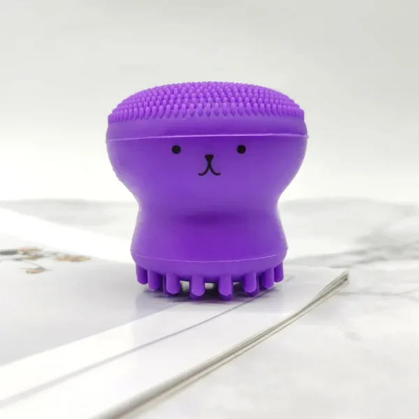 Cute Little Octopus Silicone Face Cleansing Brush (9)