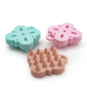 Detangling Extension Silicone Bristle Round Hair Brush (2)