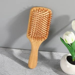 Detangling Wood Hair Brush (1)