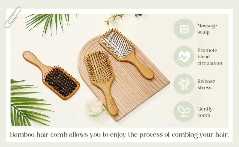 Detangling Wood Hair Brush (2)