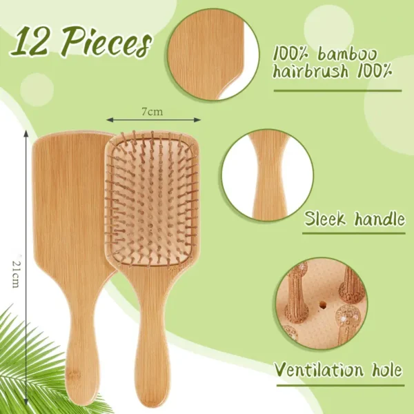 Detangling Wood Hair Brush (3)