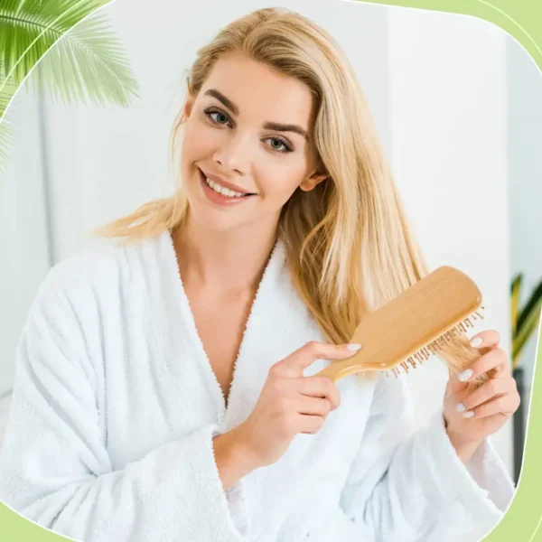 Detangling Wood Hair Brush (8)