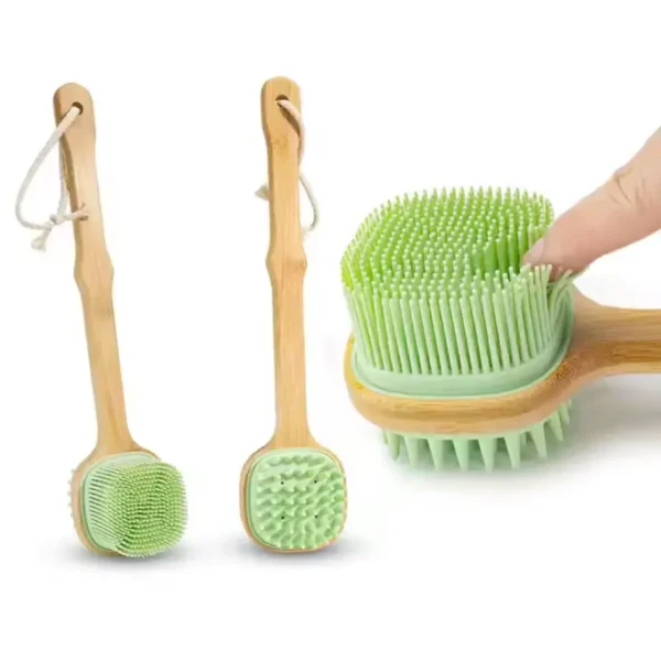 Double Side Long Handle Back Scrubber(1)