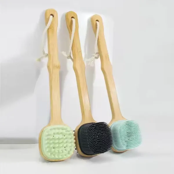 Double Side Long Handle Back Scrubber(2)