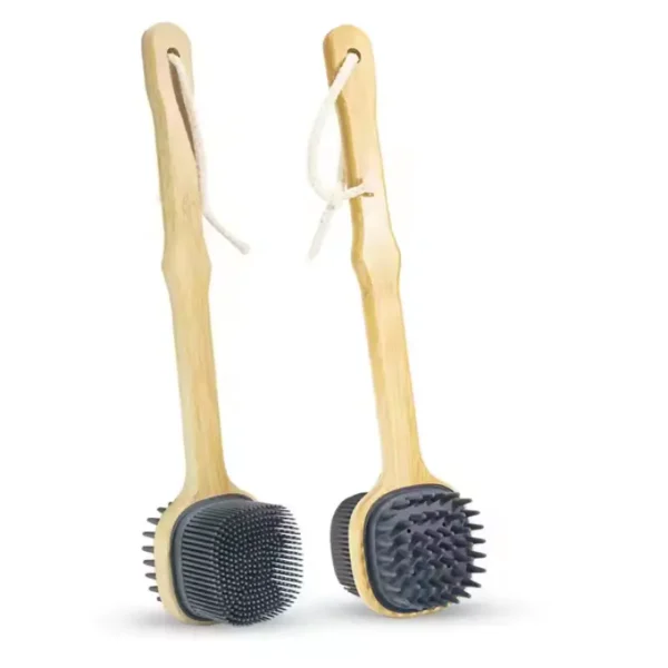 Double Side Long Handle Back Scrubber(6)