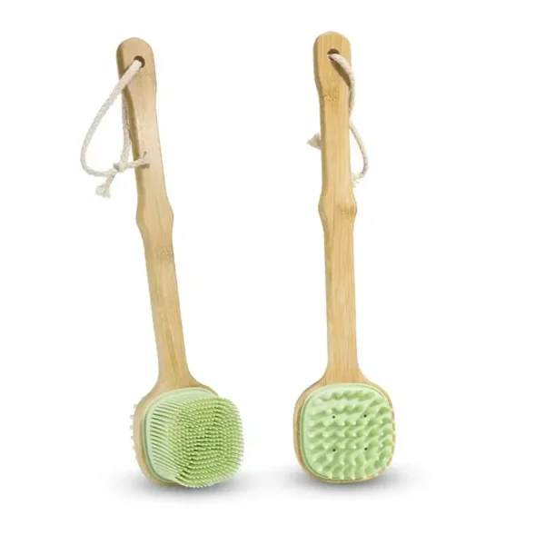 Double Side Long Handle Back Scrubber(8)