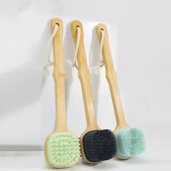 Double Side Long Handle Back Scrubber(9)