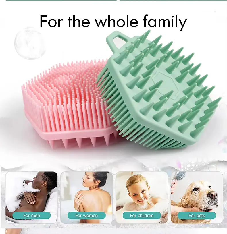 Double sided Shampoo and Vath Brush(6)