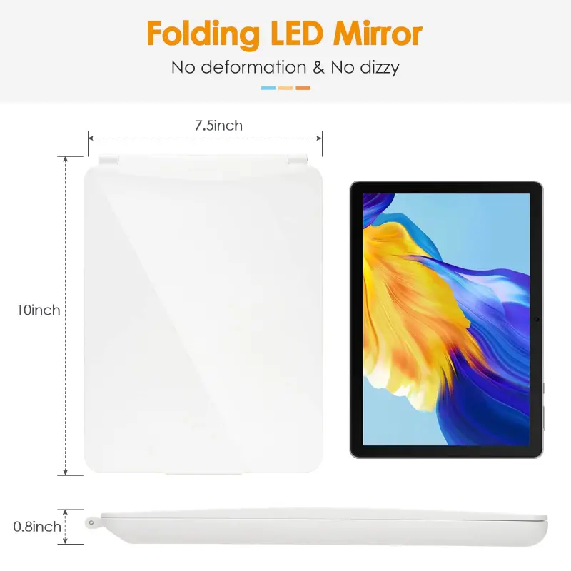 Foldable and rechargeable mirror (1)