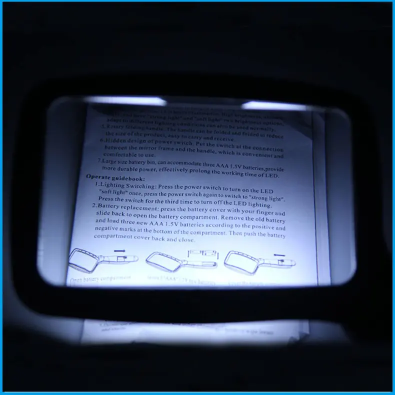 Folding Handheld Magnifying Glass (6)