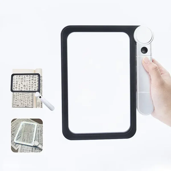 Full Page Reading Magnifier with 72 LED Lamp (1)