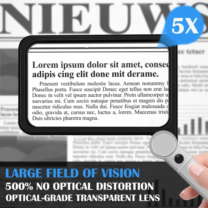 Full Page Reading Magnifier with 72 LED Lamp (1)