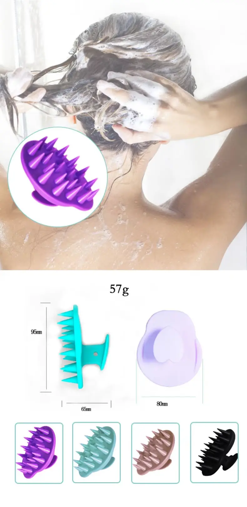 Full Silicone Custom Scalp Brush (1)