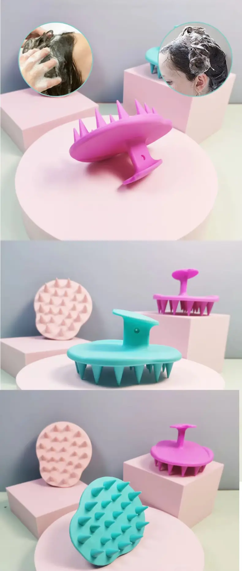 Full Silicone Custom Scalp Brush (3)