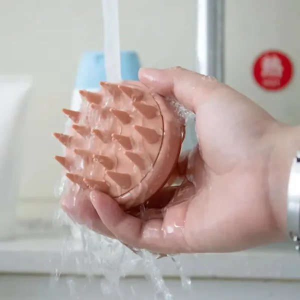 Hair Fur Grooming Cleaning Brush With Shampoo Dispenser (7)