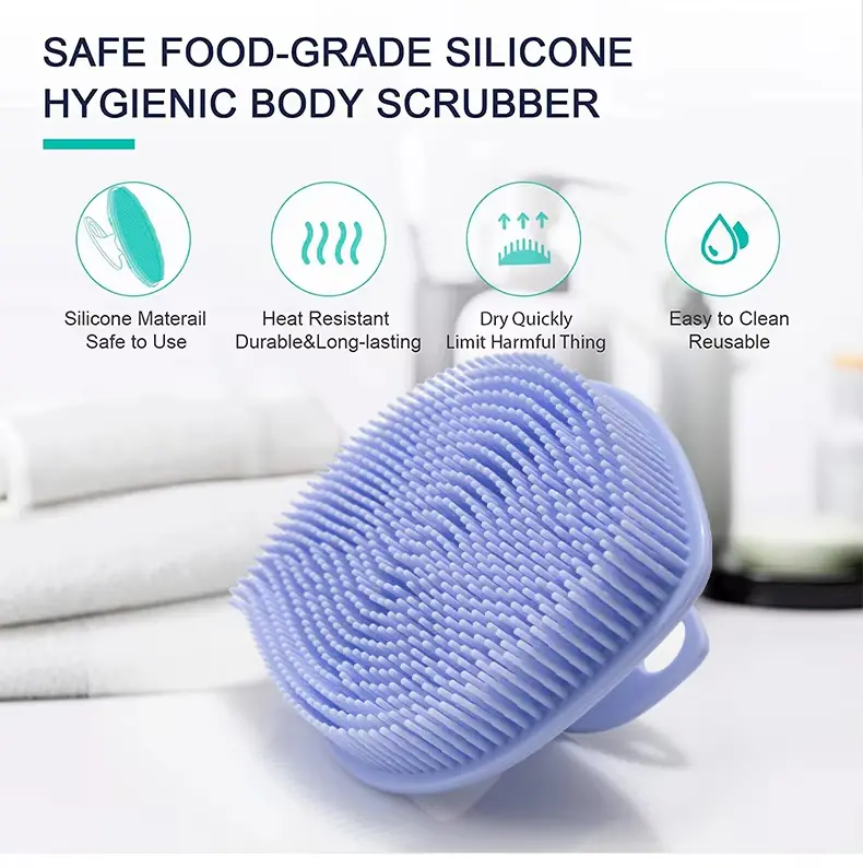 Leave Shaped Exfoliating Body Brush (4)