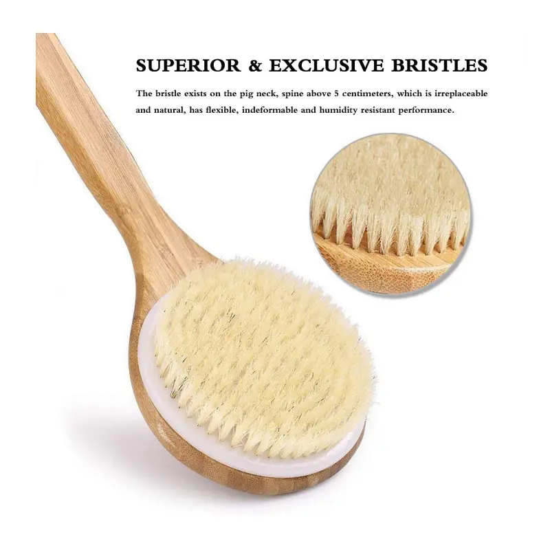 Long Bamboo Handle Bath Brush (3)