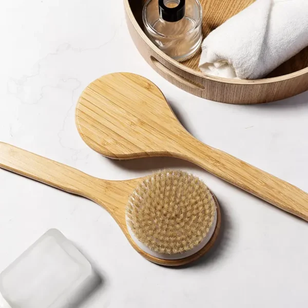 Long Bamboo Handle Bath Brush (6)