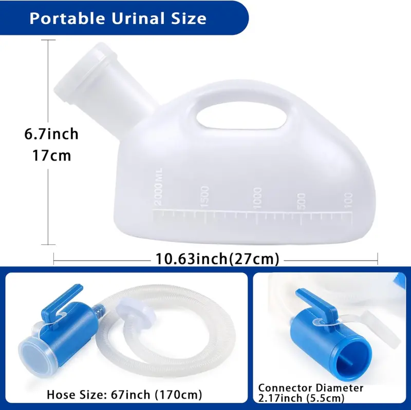 Portable Urinals for Men 2000ml(3)