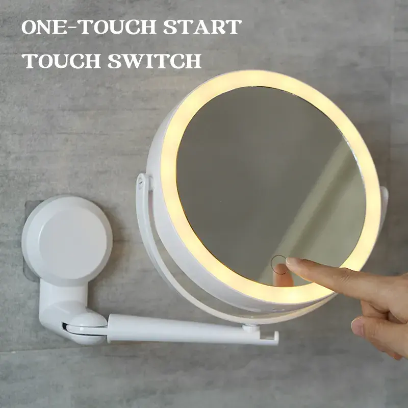 Rechargeable LED Makeup Mirror with Lights & Touch Control (1) (2)