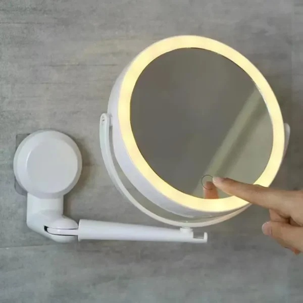 Rechargeable LED Makeup Mirror with Lights & Touch Control (7)