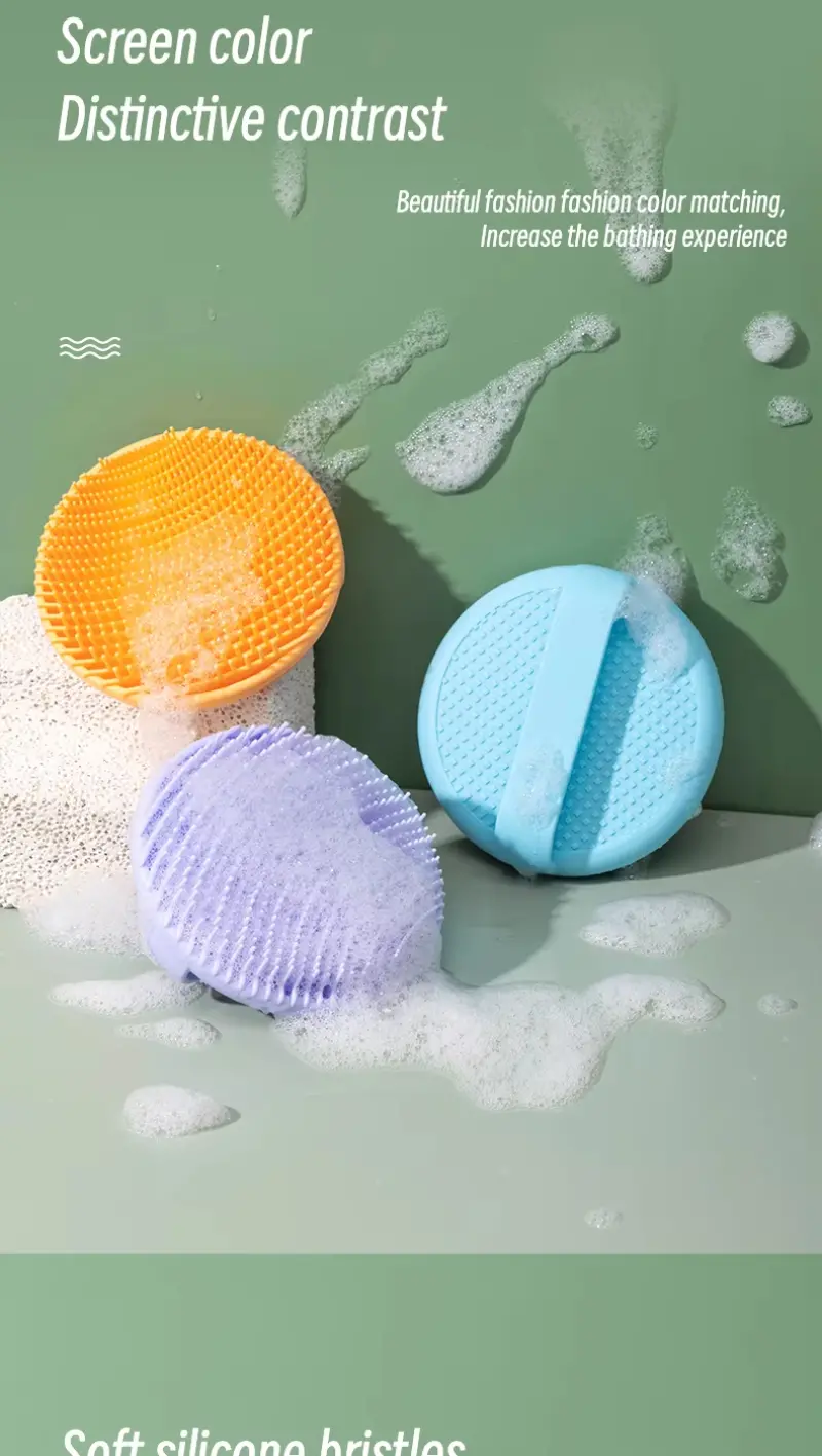 Round Shape Handle Bath Brush (6)