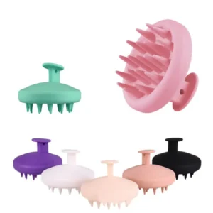 Round Silicone Hair Shampoo Brush (7)
