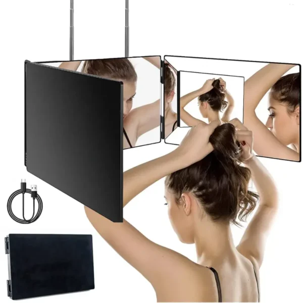 Self Hair Cutting Mirror 3 Way (5) (2)