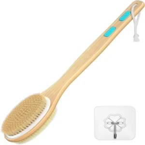 Shower Brush with Soft and Stiff Bristles(1)