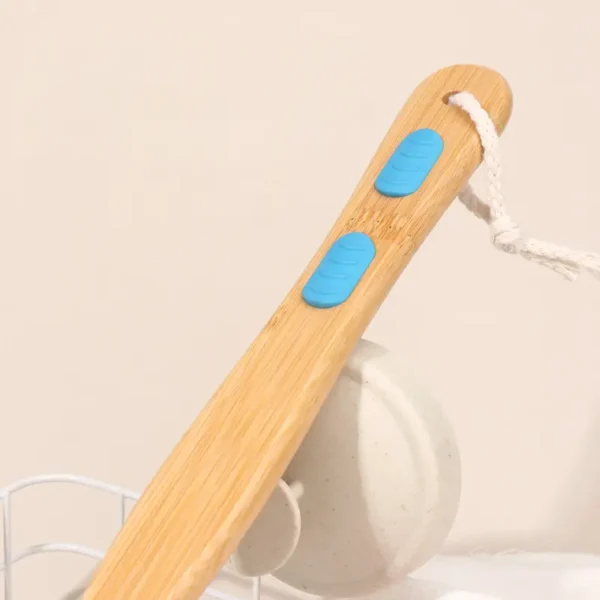 Shower Brush with Soft and Stiff Bristles(9)